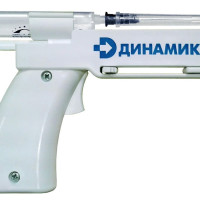 Шприц-пистолет Динамика Устройство медицинское многоразовое для инъекций, для шприцов 3 и 5 мл