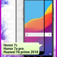 Стекло на Honor 7c, 7a pro, Y6 Prime 2018