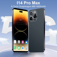 Смартфон I14 Pro MAX 3 российские Android Phone 4G 5G 12/512 ГБ Подарочные мобильные телефоны 12/512 ГБ, черный