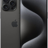 Смартфон Apple iPhone 15 Pro Max, Black Titanium/Титановый черный (1SIM+eSIM) 8/512 ГБ, черный