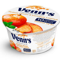 Йогурт Греческий Venn`s печеное яблоко с рисовыми хлопьями 0,1%, 130 г