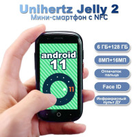 Смартфон Unihertz Jelly 2 6/128 ГБ, темно-зеленый