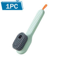 Щетка для обуви с автоматическим разрядом жидкости, многофункциональный инструмент для глубокой очистки, мягкая щетина, бытовой инструмент для чистки