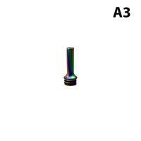 Мундштук для сигарет из нержавеющей стали/пластика, 510 дюйма, MTL, 1 шт