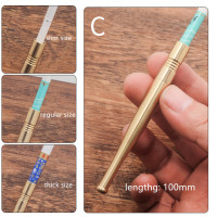 Латунный мундштук грубого, среднего и тонкого трех циклов фильтра стержня может быть очищен Тип мундштука сигареты