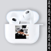 Чехол силиконовый прозрачный на AirPods 3 поколения, минимализм