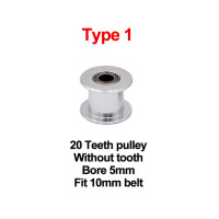 Шкив ГРМ GT2, 16 зубьев, 20 зубьев с отверстием 3 мм или 5 мм с подшипниками для 3D-принтера, детали, Ремень ГРМ 6 мм 10 мм