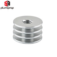 Запчасти алюминиевый круглый мини теплоотвод для M6 Нитки горла / радиатор горло  / трубки вентури DIY hotend для 3D RepRap j-глава экструдера 3d принтер экструдер