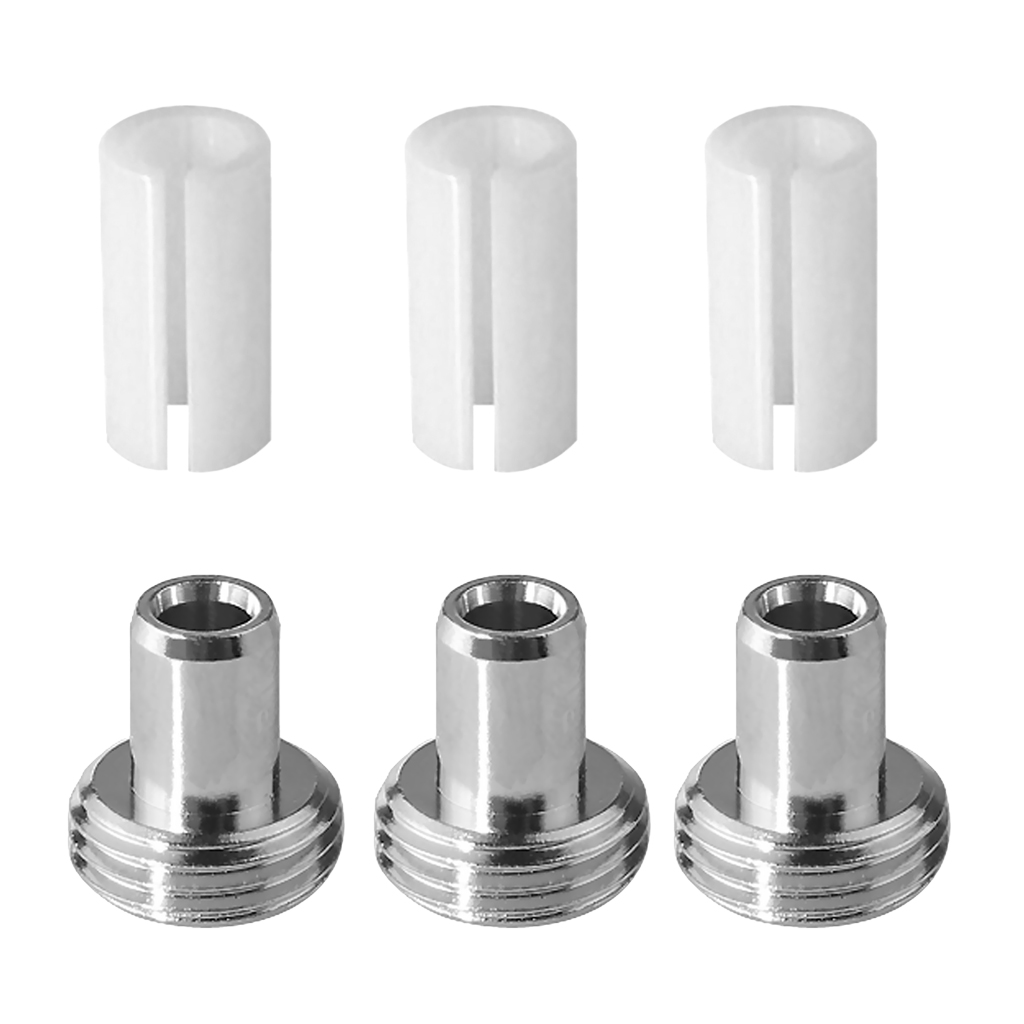 6pcs Fiber Optic Visual Fault Locator Ceramic Tube And Metal Head