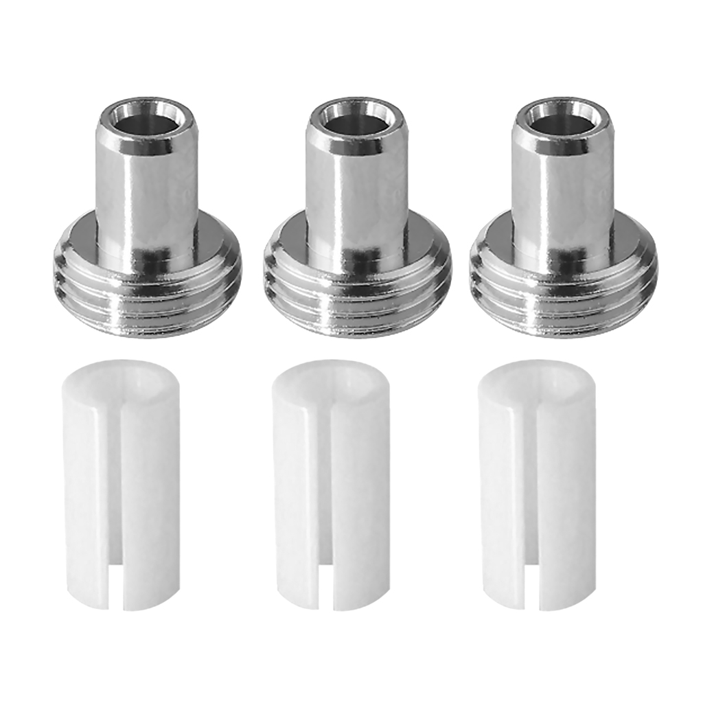 6pcs Fiber Optic Visual Fault Locator Ceramic Tube And Metal Head