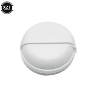 Круглый органайзер для наушников и проводов, портативный органайзер для хранения кабеля данных, новинка, пластиковая защитная сумка для ювелирных изделий и наушников с вращающимся чехлом