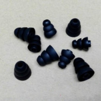 20 шт. тройные фланцевые амбушюры вкладыши для наушников гелевые амбушюры для внутреннего диаметра 4 мм-5 мм наушники-вкладыши аксессуары для наушников