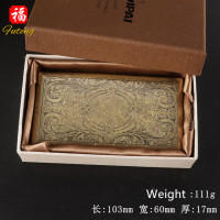 Чехол для сигарет в стиле ретро, 1 шт., состаренная бронза, 20 шт.