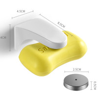 Магнитный подвесная мыльница настенный держатель для белого мыла самоклеящийся пластиковый держатель для мыла дренаж для мыла органайзер для ванной комнаты