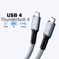 Кабель UGOURD USB4, 40 Гбит/с, 240 Вт