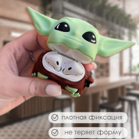 Чехол Air Pods 1 2 Мандалорец Грогу Йода Звездные войны
