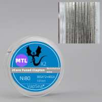 DL MTL RDL Fused Clapton Alien Roll Supefine NI80/A1/SS316L резисторы нагревательный провод 2,0/2,5/3,0 мм BoRo предусиновленная катушка