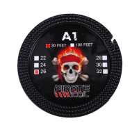 Пиратский нагревательный провод A1 SS316L Ni80, сопротивление 30 футов, 24GA 26GA 28GA 30GA 32GA