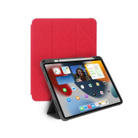 Чехол G-Case iPad Air 4 (2020) 10.9" / Air 5 (2022) 10.9" / Pro 11" (2020-2022) с держателем для Apple Pencil тройное сложение + Camera Fold красный Denim Roadster Plus