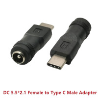 адаптер USB TYPE-C (папа)-DC 5,5x2,1 мм