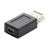 Кабель-переходник с USB 2,0 A папа и мама на Mini USB B с 5-контактным разъемом мама