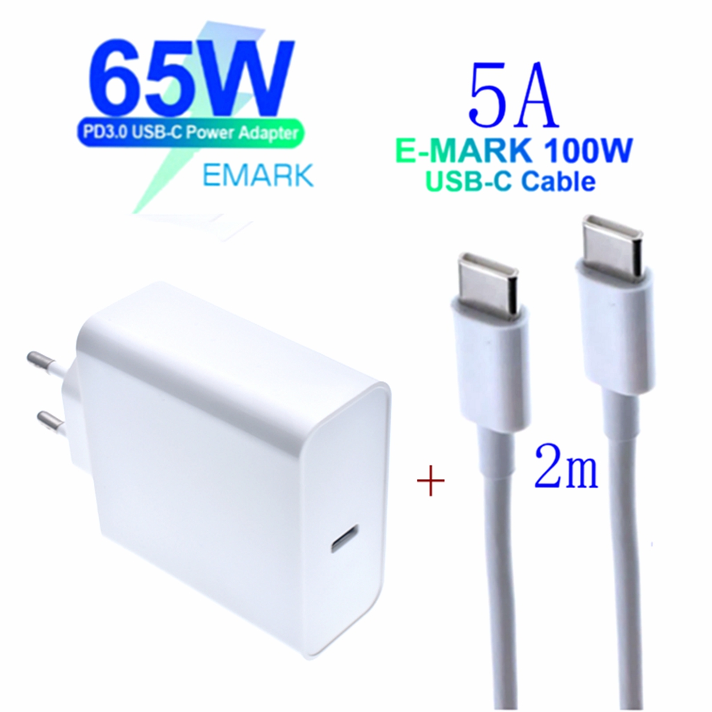 45W 65W 20V 3.25A USB Type C PD Charger USB C Power Laptop Adapter for Macbook Pro 12 13 Huawei Matebook HP DELL XPS Notebooks