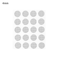 Пылезащитный сетевой чехол, Стальная Сетчатая сетка 4 мм 4,2 мм 4,7 мм 5 мм, детали для наушников-вкладышей, самоклеящаяся Пылезащитная сетка, аксессуары для наушников, 20 шт.