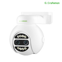 Беспроводная наружная IP-камера видеонаблюдения XMEYE G.C POE PTZ 4MP с двойным объективом 3,6 мм + 8 мм зум