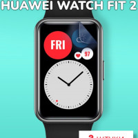 Гидрогелевая защитная пленка (Глянец) для фитнес браслета Huawei Watch Fit 2/бронепленка хуавей вотч фит 2 воч фит 2