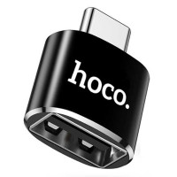 Переходник /Hoco UA5/ Type-C to USB/ черный