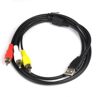 Кабель USB-3RCA ( AV ), 1,5 метра