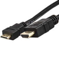 Короткий HDMI кабель 2.0 mini HDMI TELECOM 4K 60Hz 1 метр проводник медь высокоскоростной (TCG205-1M)