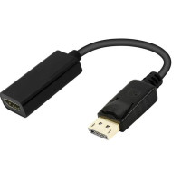 Переходник адаптер Display Port DP - HDMI 1080P, 20 см, черный