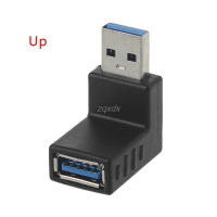 Разъем USB 3,0 A адаптер «Папа-мама» под углом 90 градусов, для ноутбуков, ПК, Прямая поставка