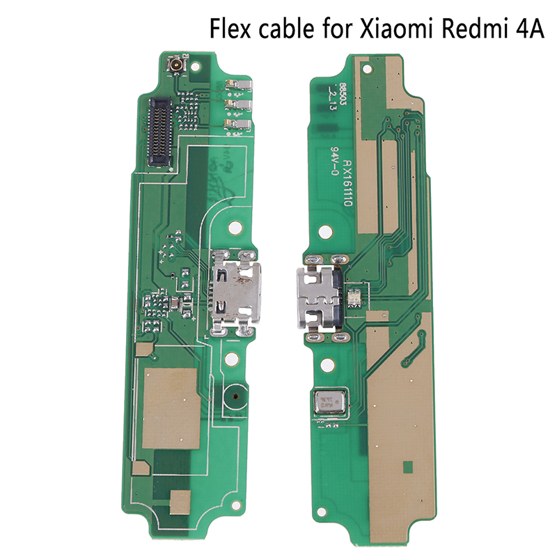 USB Charging Port Jack Dock Plug Connector Charge Board Flex Cable With Microphone For Redmi 4A