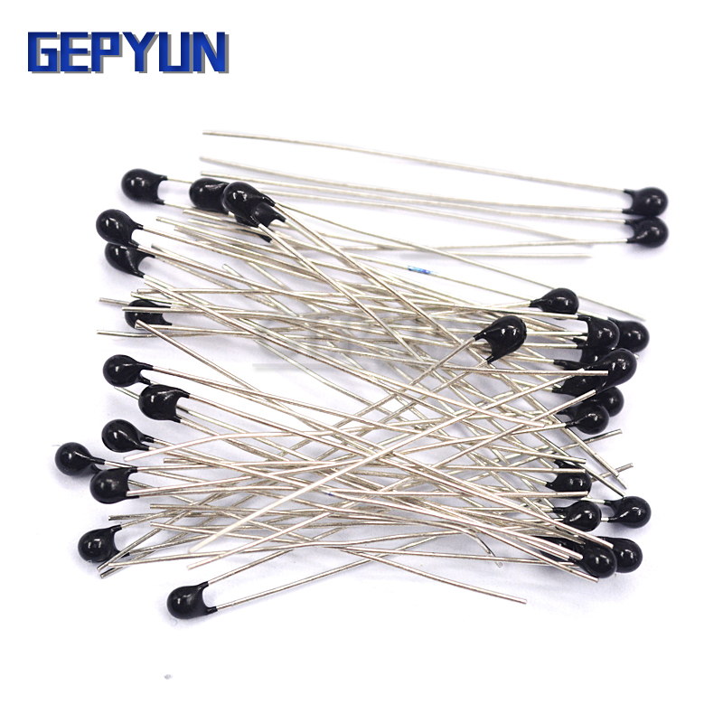 20pcs MF52AT MF52 B 3950 NTC Thermistor Thermal Resistor 5% 1K 2K 3K 4.7K 5K 10K 20K 47K 50K 100K Gepyun