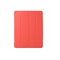 Чехол-обложка MyPads для iPad 2 (2011) / iPad 3 (2012) / iPad 4 (2012) - A1395, A1396, A1397, A1416, A1430, A1403, A1458, A1459, A1460 тонкий умный кожаный на пластиковой основе с трансформацией в подставку красный