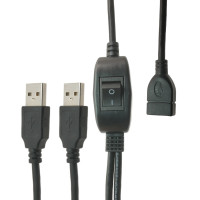 Переключатель USB 2,0 2 м, переключатель USB 2 в 1 для 2 компьютеров, совместное использование 1 USB-устройства, мыши, клавиатуры, сканера, принтера и т. д.