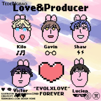 戀與製作人周邊T恤衫粉紅兔子白起許墨動漫周邊聯名短袖上衣服夏