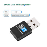 USB Wi-Fi адаптер GRWIBEOU, 300 Мбит/с, 802.11n, Мбит/с