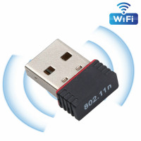 Портативная сетевая мини-карта USB 2,0 Wi-Fi Беспроводной адаптер Сетевая LAN-карта 150 Мбит/с 802,11 Ngb RTL8188 адаптер для настольного ПК