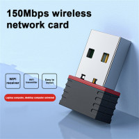 Беспроводной сетевой адаптер Wi-Fi Mini USB 2,4 ГГц 150 м WLAN IEEE802.11n USB2.0 Wifi ресивер для планшетного ПК