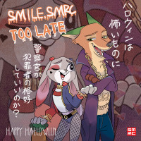 瘋狂動物城聯名尼克朱迪cos小醜情侶裝短袖t恤男女夏季打底衫半袖