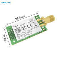 Беспроводной модуль CDEBYTE E01-ML01DP5 2,4 ГГц nRF24L01P IoT RF модуль Nordic nRF24L01 PA LNA 20 дБм 100 мВт 2,4g трансивер