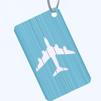 Металлическая багажная бирка для мужчин и женщин, Креативные аксессуары для путешествий, портативная бирка для рюкзака, чемодана, ID-адреса, держатель для багажа