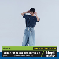 Mentmate 23SS 日系基礎款簡約百搭圓領短袖男 夏季寬鬆休閒T恤衫