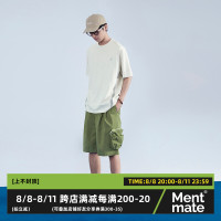 Mentmate 23SS 日系工裝風立體雙口袋五分褲男 夏季休閒短褲百搭