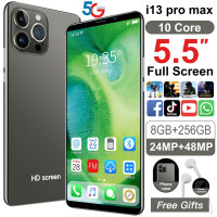 Смартфон i13 pro max/5.5''^ 8/256 ГБ, черный