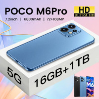 Смартфон POCO M6 PRO-0821vdsvd 16/1 ТБ, синий