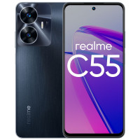 Смартфон realme C55 6+128GB (RMX3710) Rainy Night 6/128 ГБ, черный